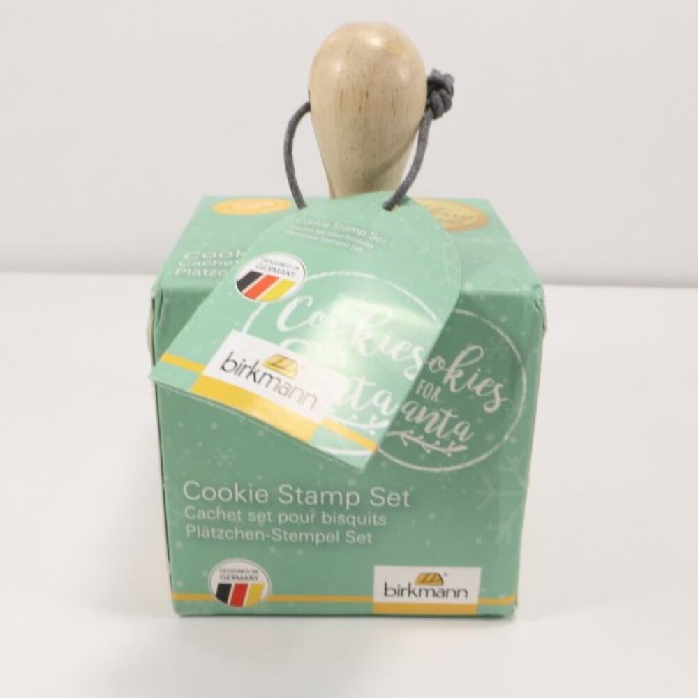 Birkmann Christmas Cookie Stamp Set Press Cookies for Santa Claus 3 Designs - Picture 5 of 6